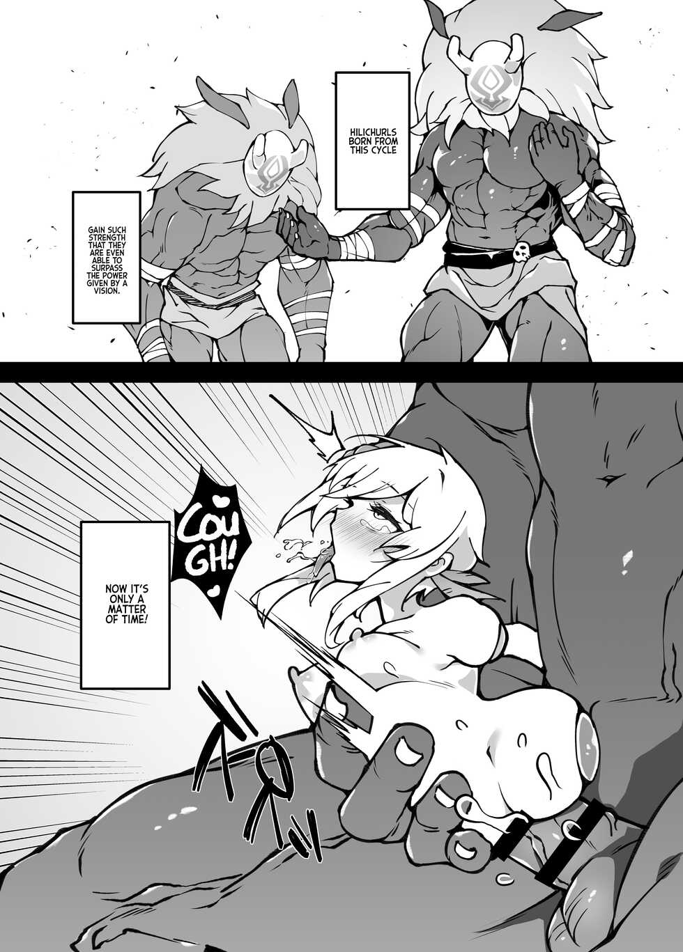 [Karouke (Karou)] The Attack of the Hilichurls II ~The Invasion's Prelude~ Noelle,Chivalric Blossom that withered~ (Genshin Impact) [English] [Kyuume] [Digital] - Page 7