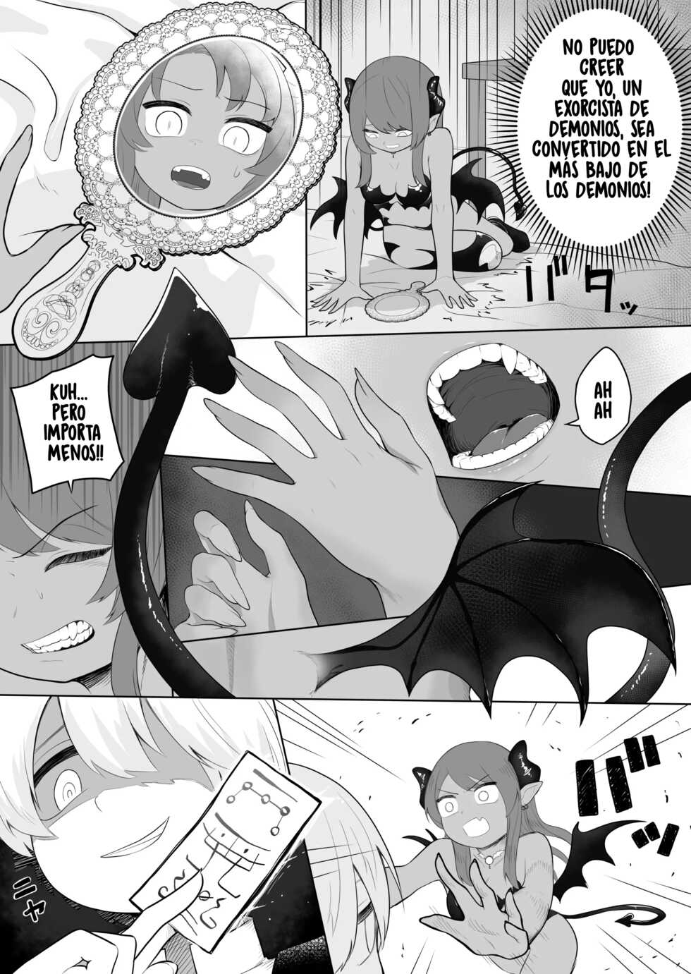 [Amuai Okashi Seisakusho (Ahoge Kinoko, Kikkomuhito)] Taima no Sandatsusha ~Taimashi ga Karada mo Kioku mo Succubus ni Ubawareru Ohanashi~ [Spanish] [TF Scans] - Page 7