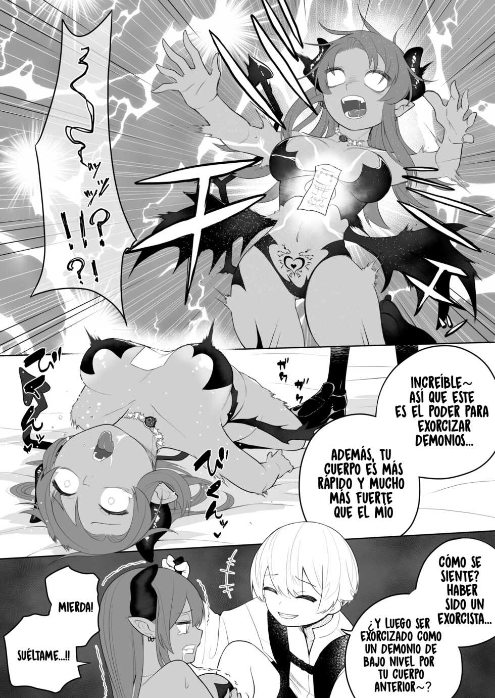 [Amuai Okashi Seisakusho (Ahoge Kinoko, Kikkomuhito)] Taima no Sandatsusha ~Taimashi ga Karada mo Kioku mo Succubus ni Ubawareru Ohanashi~ [Spanish] [TF Scans] - Page 8