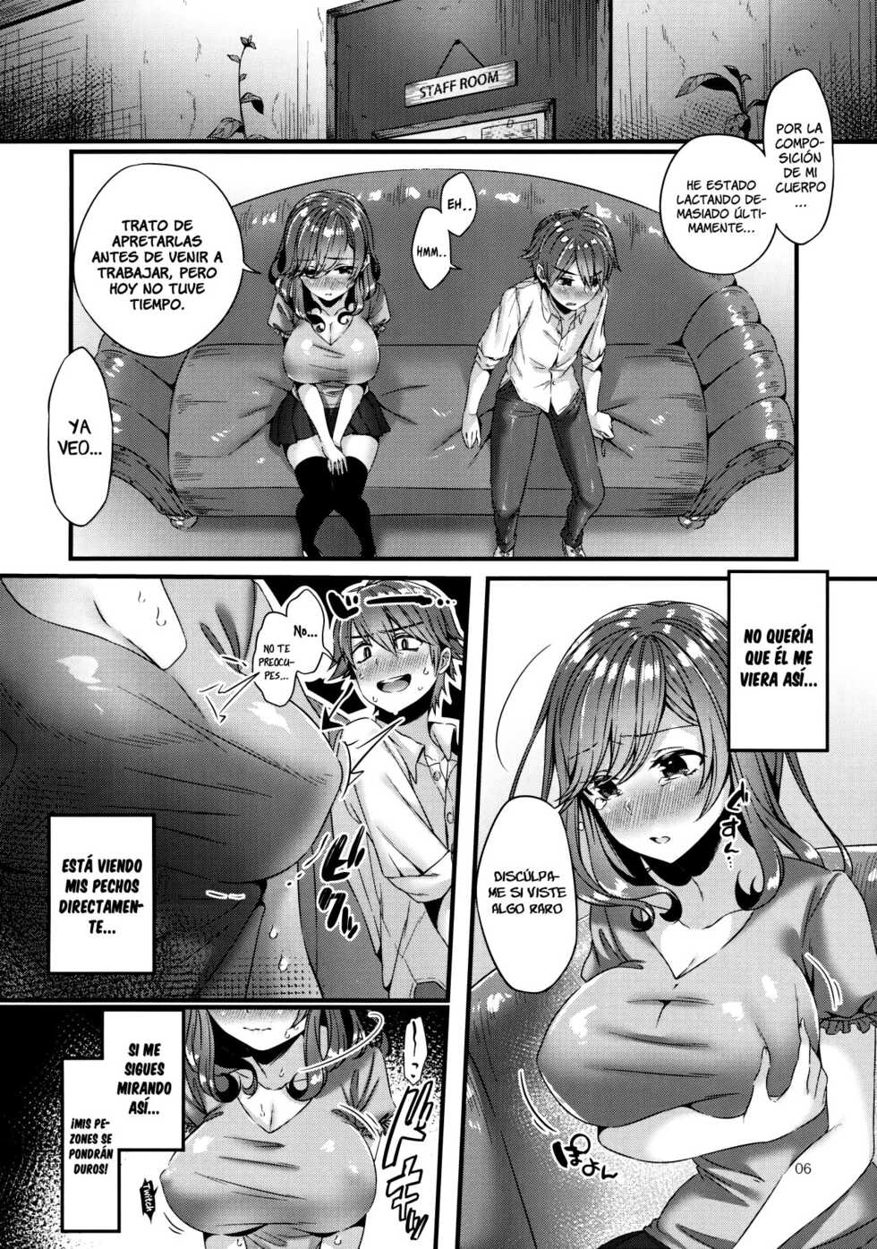 (C90) [Umi no Sachi (Suihei Sen)] Pai Shota Milk | Boobies, a Shota & Milk [Spanish] - Page 5