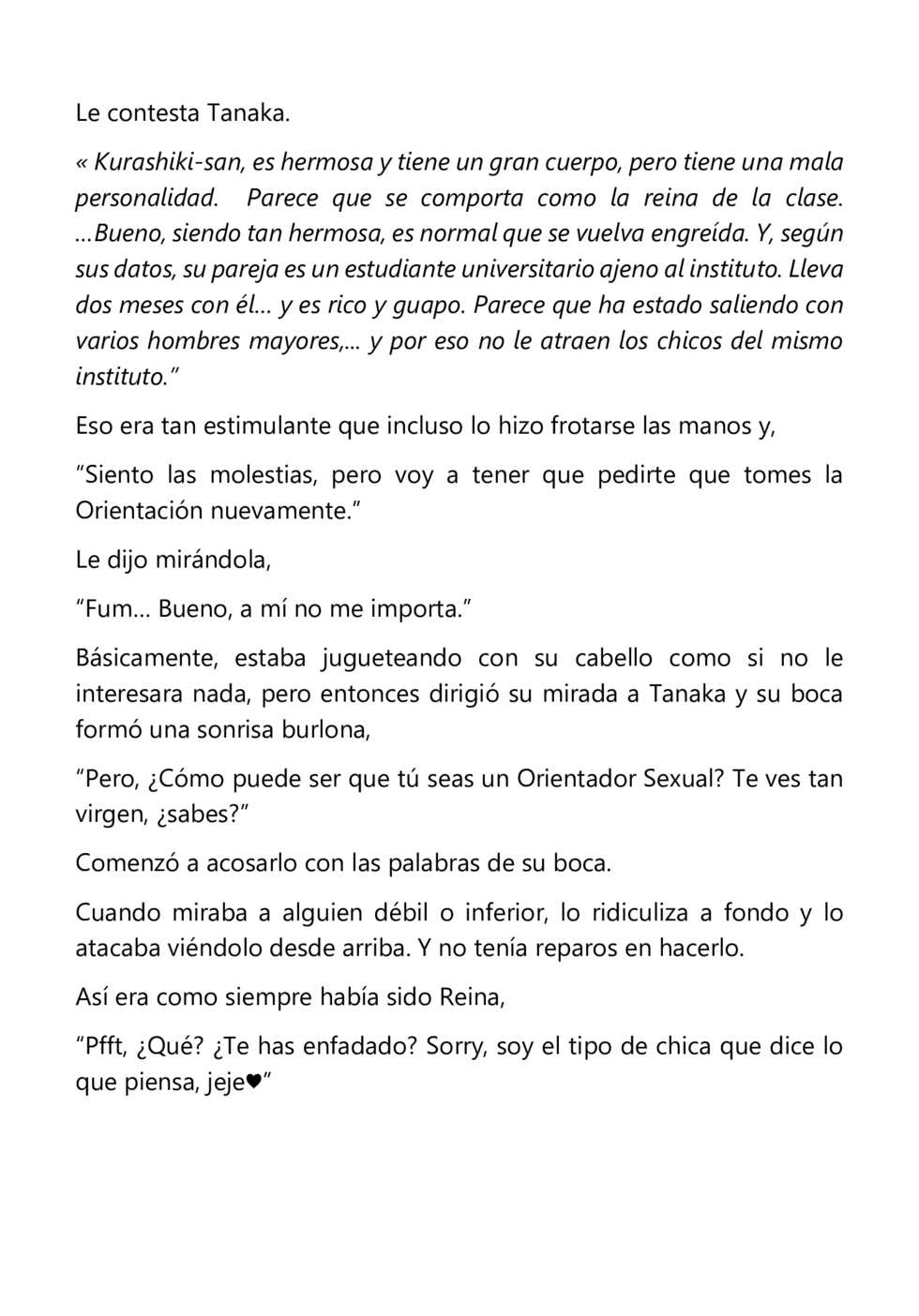 [Tatsumi Hirohiko, Aiue Oka] Saimin Seishidou Capitulo 2: El caso de Reina Kurashiki [Light Novel] [Spanish] [incomplete] - Page 5