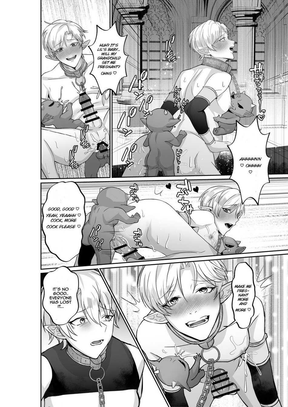 [Akagirenya (Kinokoyun)] Elf Ouji-tachi no Kairaku Ochi Orc no Mama ni Naru nante | The Pleasure Fall of the Elven Princes [English] [Digital] - Page 29