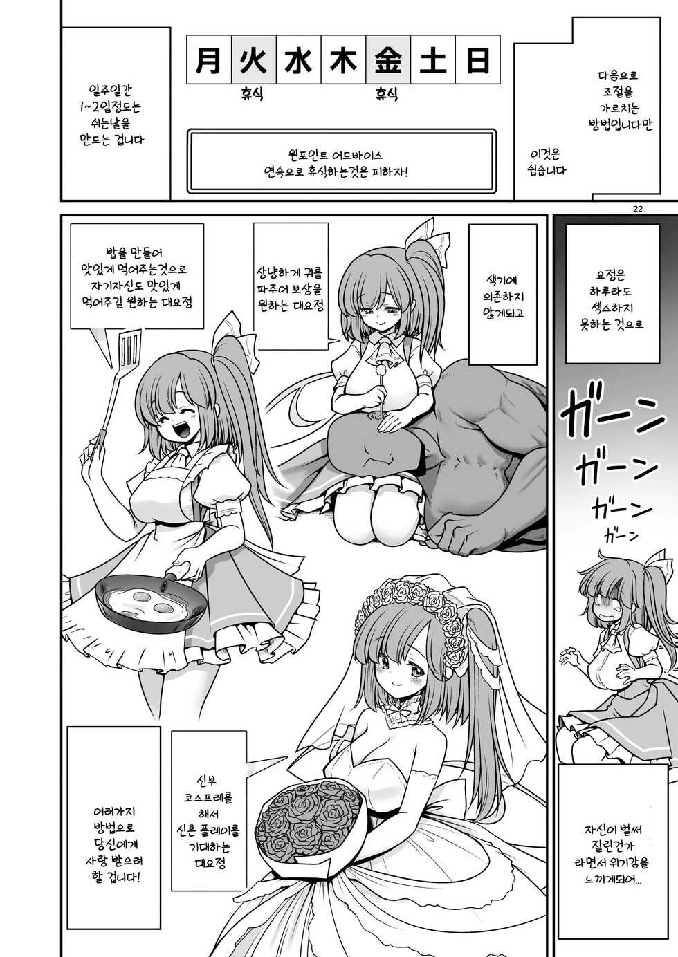 [Yosutebito na Mangakaki (Tomoki Tomonori)] Yousei Pet to Tanoshii Shinseikatsu | 요정 펫과 즐거운 새생활 (Touhou Project) [Korean] [Digital] - Page 22