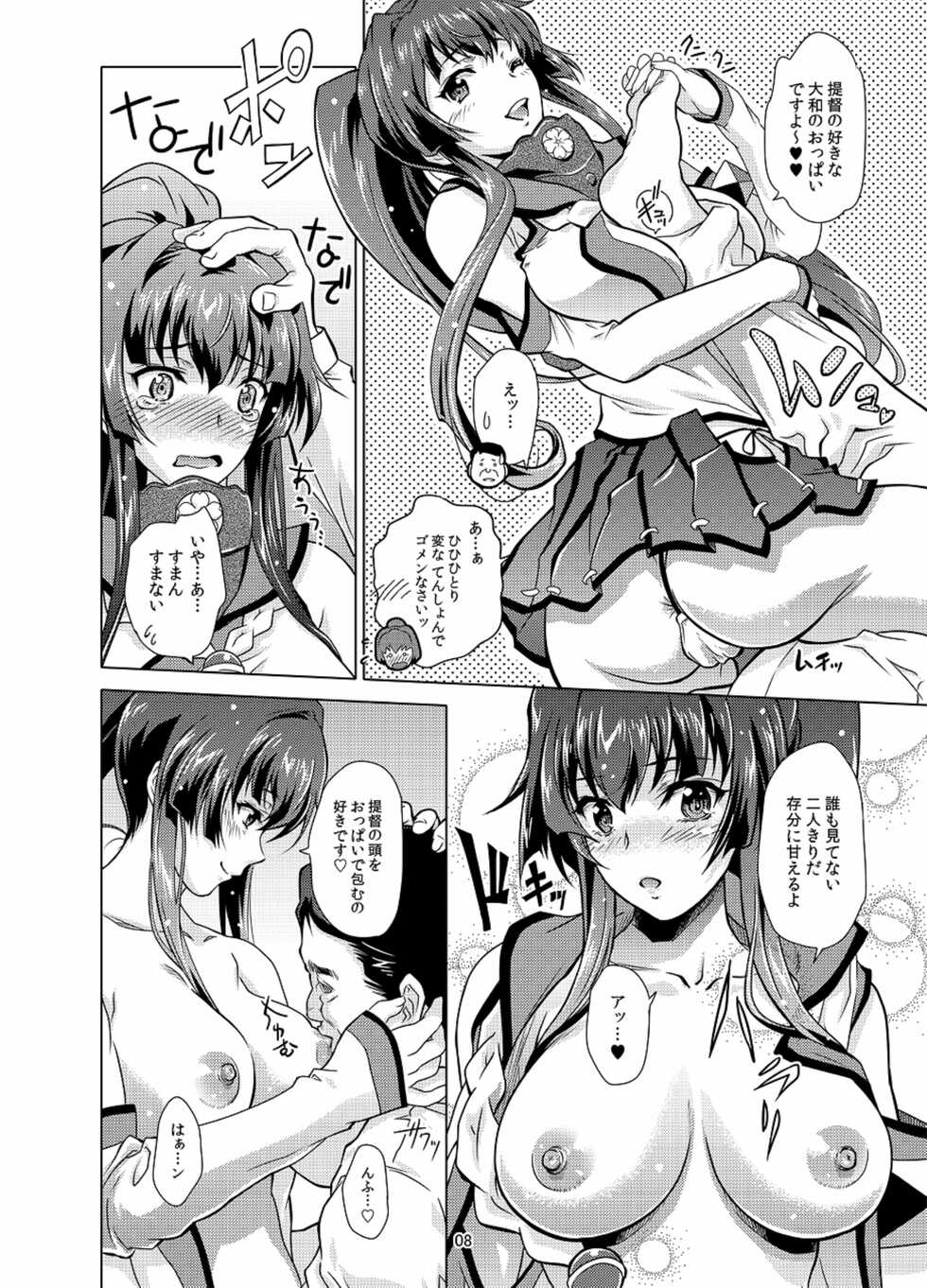 [Center Of Universe (NOLIA)] Ganbaru Yamato-san (Kantai Collection -KanColle-) [Digital] - Page 8