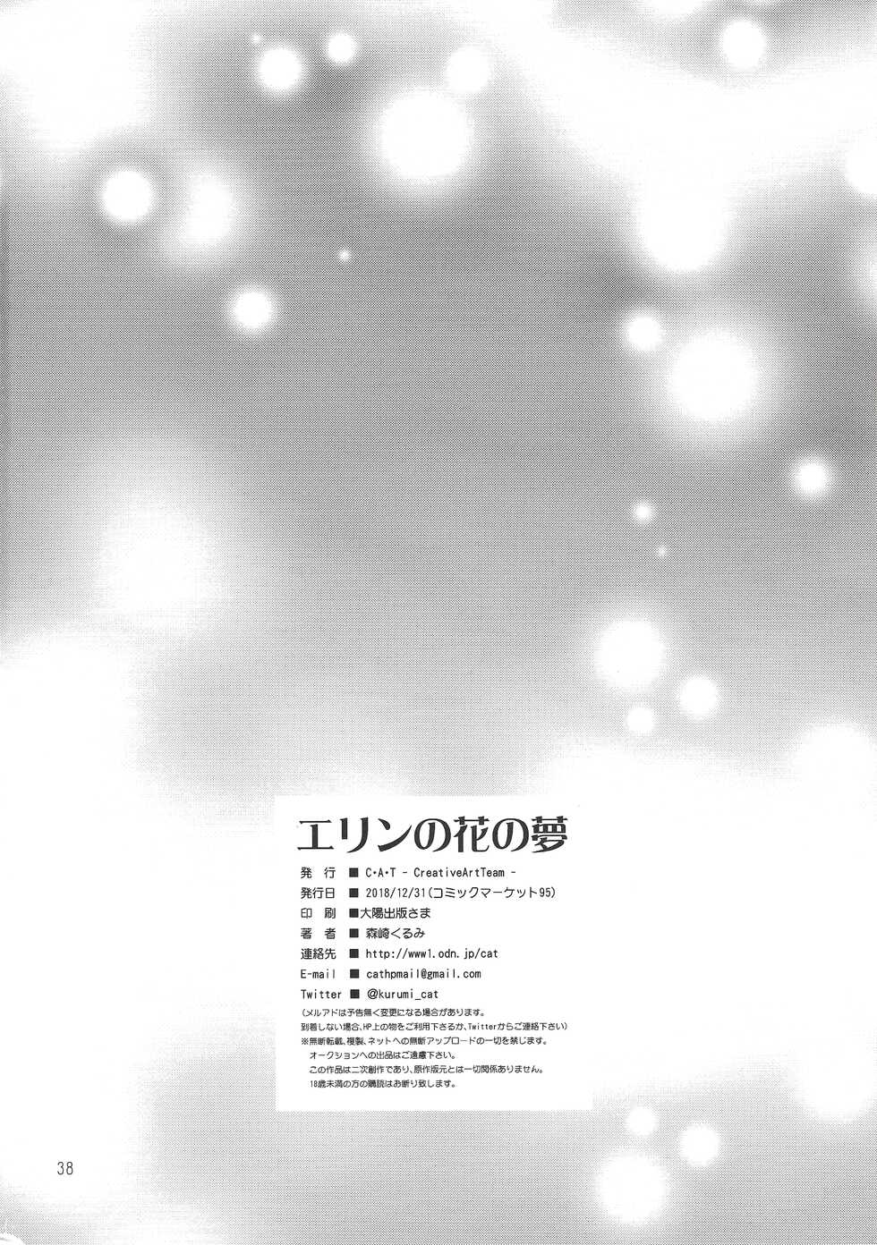 (C95) [C.A.T (Morisaki Kurumi)] Eryn no Hana no Yume (The Legend of Heroes: Trails of Cold Steel IV) - Page 37