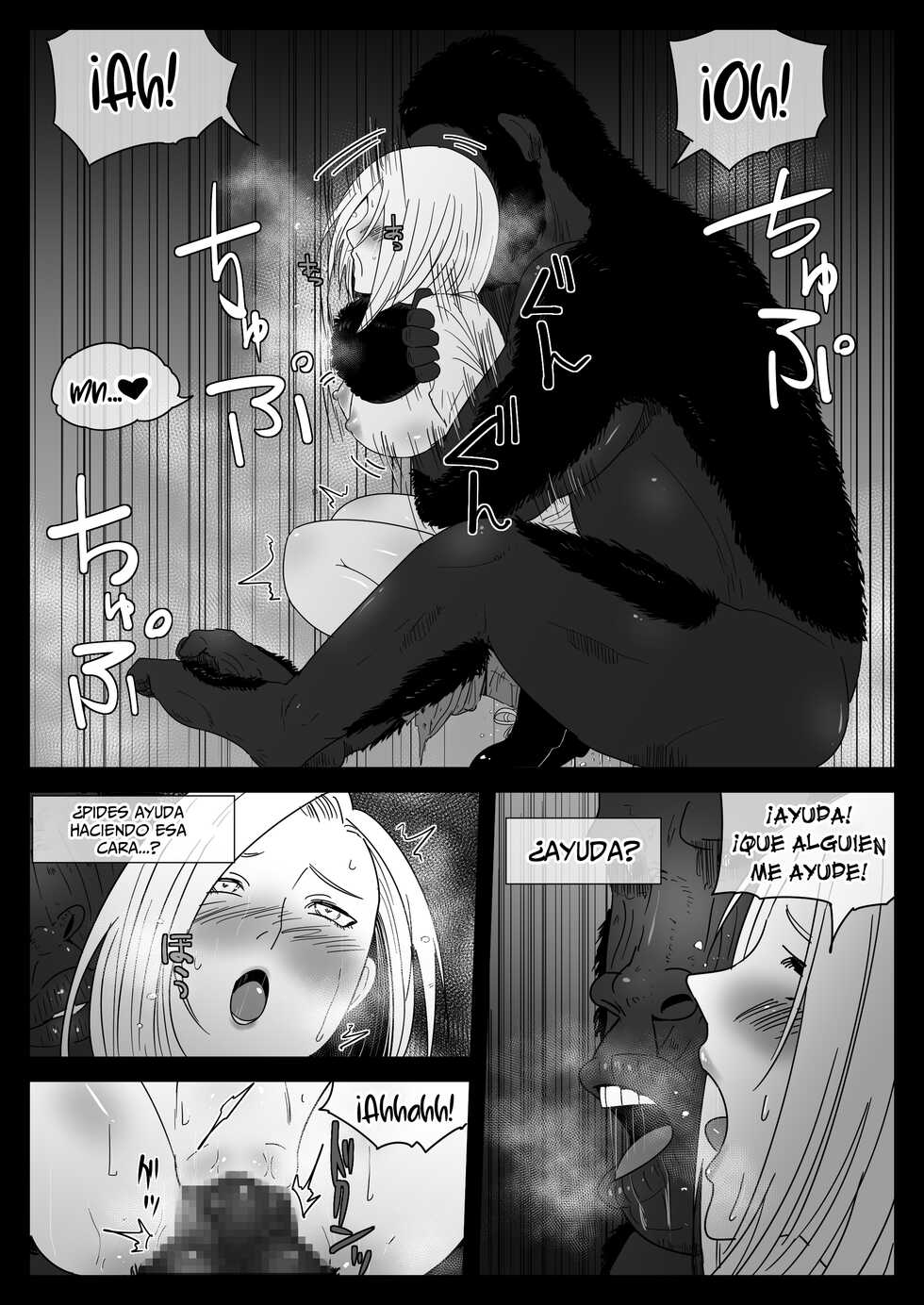 [Flare] Mesu ga Fusoku Shita Mori de wa Ningen no Mesu ga Osowareru [Spanish] [Lanerte] - Page 19