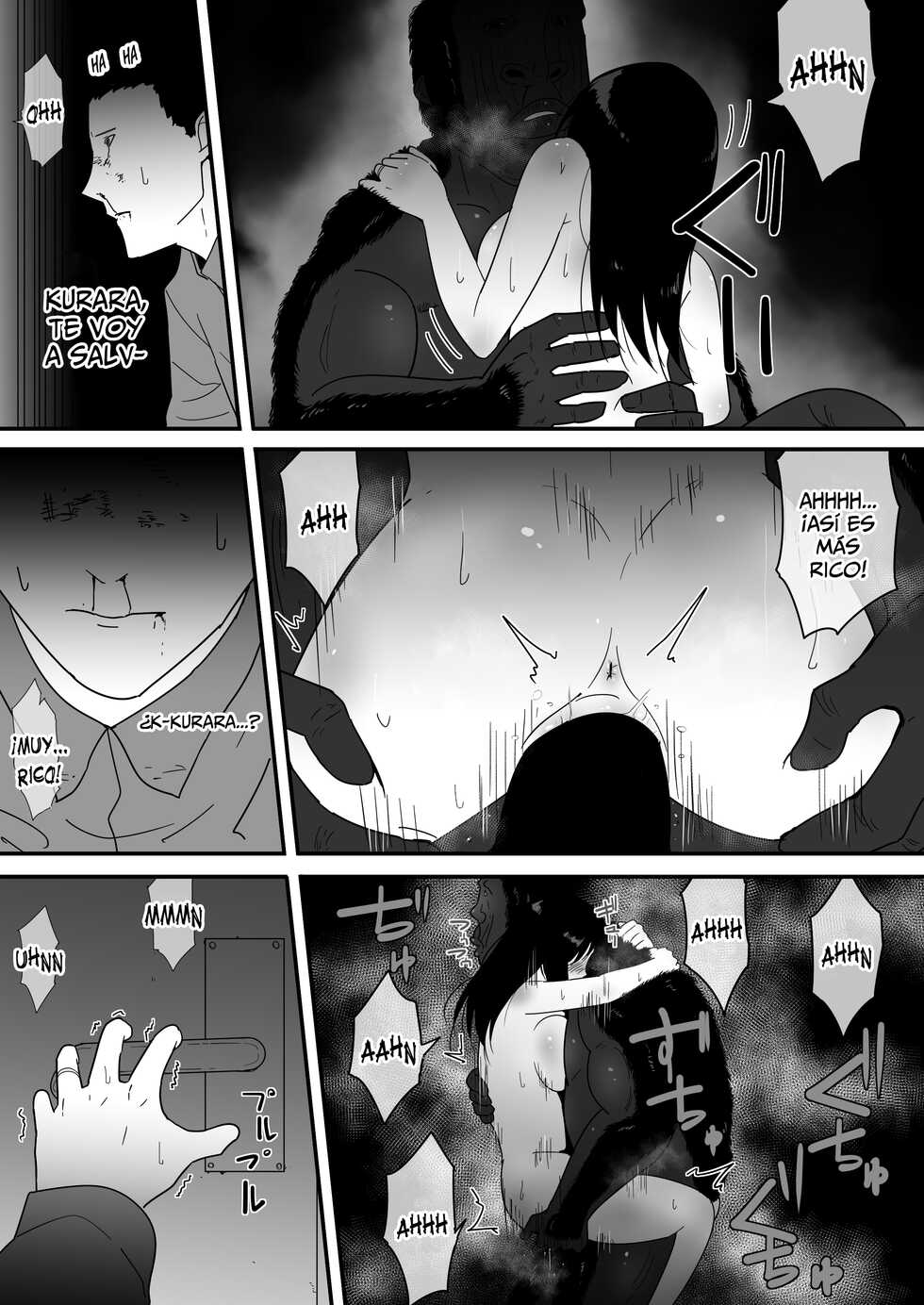 [Flare] Mesu ga Fusoku Shita Mori de wa Ningen no Mesu ga Osowareru [Spanish] [Lanerte] - Page 40