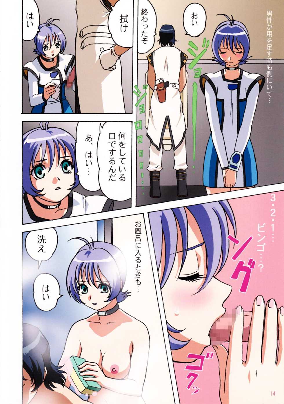 (C61) [Megami Kyouten, Ohkura Bekkan (Demon Umekichi, Ohkura Kazuya, Ooshima Yasuhiro)] shaft lady (Geneshaft) - Page 13