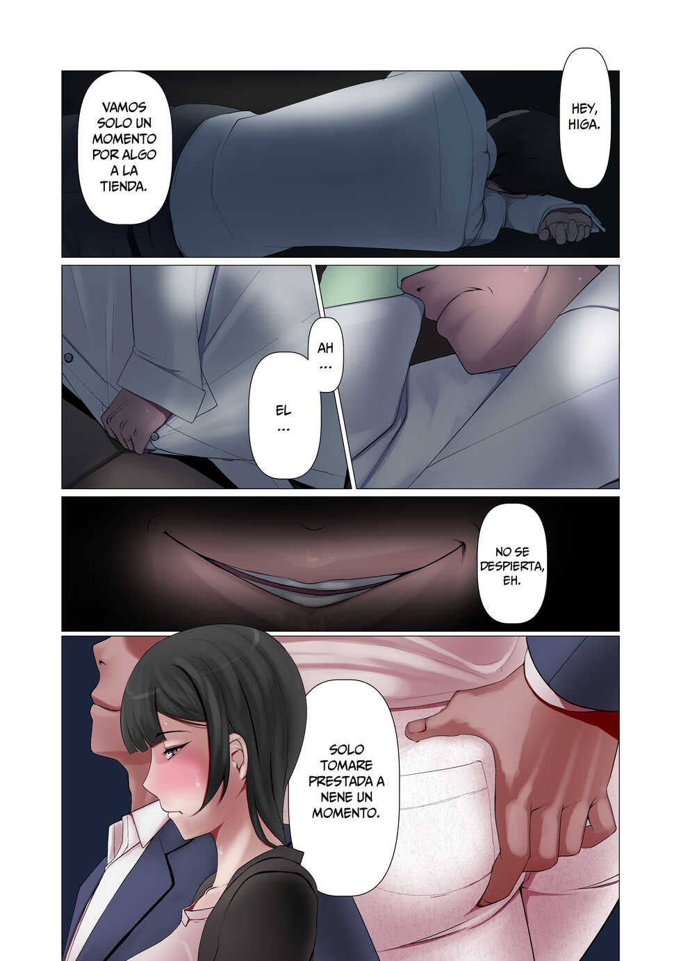 [Ver9] Kocchi no Oku-sama mo Aitsu no Niku Onaho ni Narimashita. [JhonHengontaiI][Spanish] - Page 13