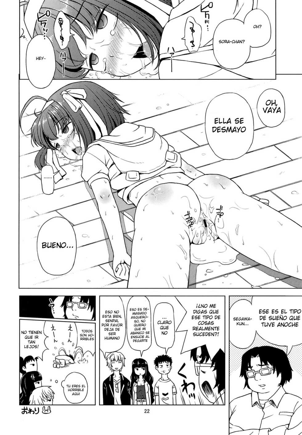 (C82) [Hitsuji Drill (Ponpon Itai)] Oitan Dae? (Papa no Iu Koto wo Kikinasai!) [Spanish] - Page 23