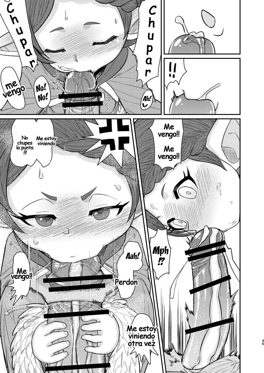 [Sakeitiba (Shake)] Sensei ga Shasei o Tetsudatte kureru Hon (Granblue Fantasy) [Spanish] [Digital] - Page 34