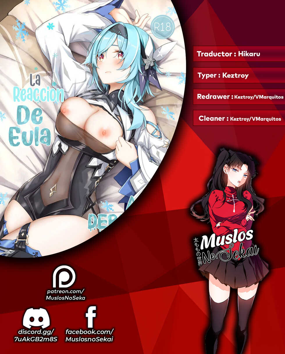 (C100) [Sawaraya Shoten (Sahara Gensei)] Eula no Youkai Hannou | Eula's Melting Reaction (Genshin Impact) [Spanish] - Page 2