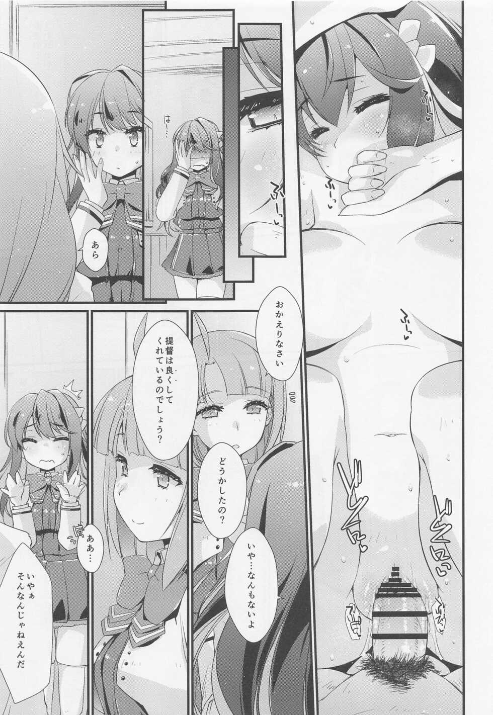 (COMIC1☆21) [Chimeishou (Ami Hideto)] Naganami-sama no Suki na Koto. (Kantai Collection -KanColle-) - Page 8