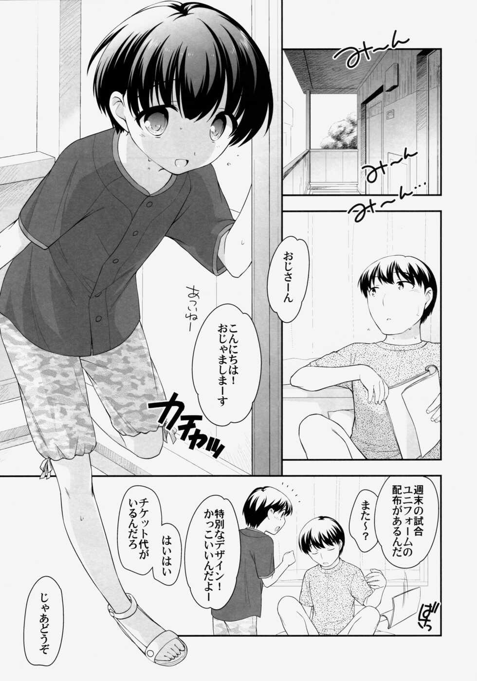 (C88) [Tokuda (Ueda Yuu)] Atsui ne! Otokonoko Bon - Page 4