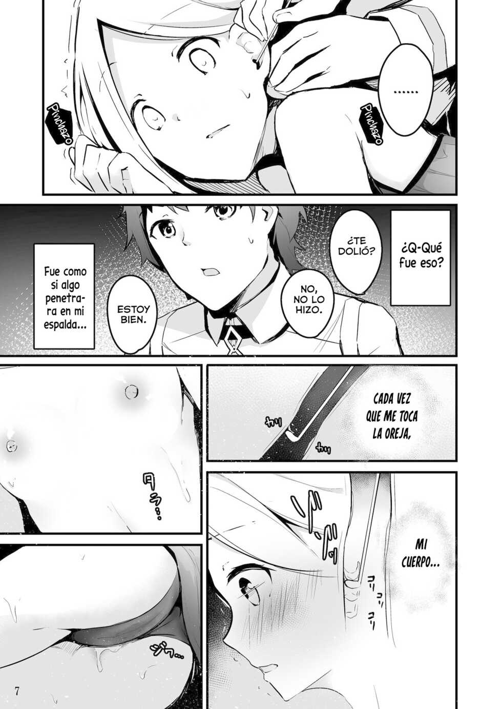 [Hanairo Spoon (Cucchiore)] Koyoi wa Tsuki o Nagamete Mimikaki demo Shite Watashi no Hiza de Nemasen ka | Por qué no miramos la luna mientras te limpio los oidos y duermes en mi regazo esta noche? (Fate/Grand Order) [Spanish] [Muslos no Sekai] [Digital] - Page 10