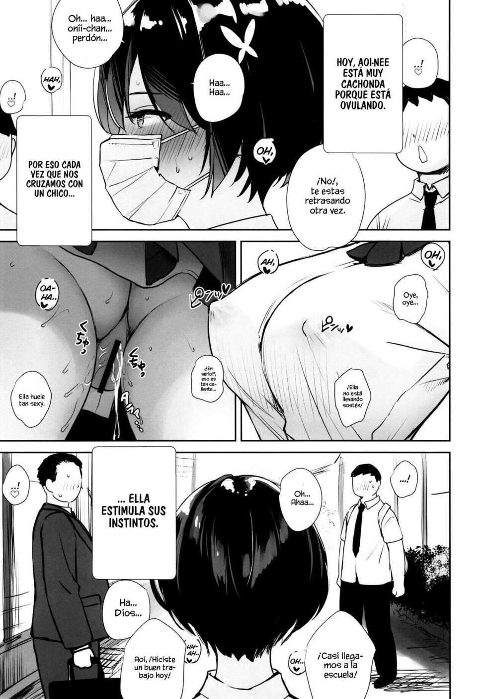 (C99) [Yakiniku Tabetai (Derauea)] Itsumo No-pan ‧ No-bura na Mukanjou Onee-chan no Shikyuu ni Ippai H na Koto (Osekkyou) o Shite Boku no Mono ni Suru Hon [Spanish] - Page 22