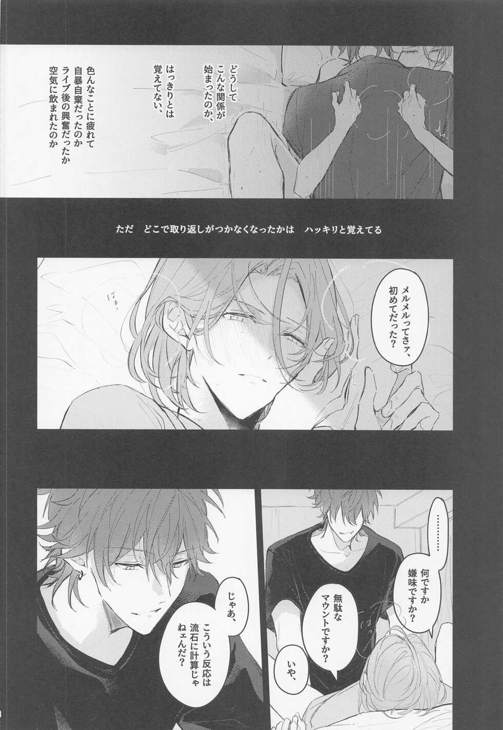 (SUPER brilliant days 2022) [Kosai (Haru)] Dandori no Zenbu Kimatteru xxx nante Kimochi Yoku nee Darou ga (Ensemble Stars!) - Page 8