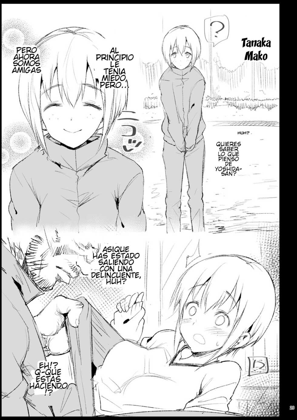 [Eromazun (Ma-kurou)] Shidou Sarechau Yoshida-san | Yoshida-san's going to get ordered around (Watashi ga Motenai no wa Dou Kangaetemo Omaera ga Warui!) [Spanish] [Digital] - Page 27