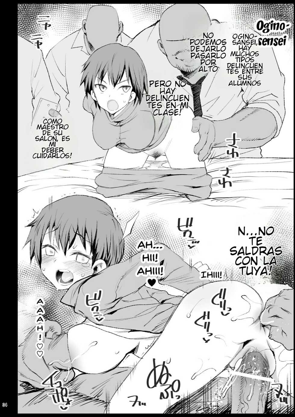 [Eromazun (Ma-kurou)] Shidou Sarechau Yoshida-san | Yoshida-san's going to get ordered around (Watashi ga Motenai no wa Dou Kangaetemo Omaera ga Warui!) [Spanish] [Digital] - Page 32