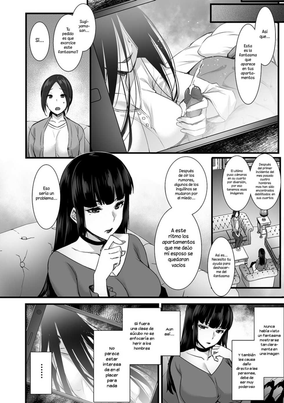 [Himeya (Abe Inori)] Rental Tanetsuke Oji-san Ghost ~Tera Umare no Tanetsuke Oji-san, Yuurei to Nonstop Hame Jorei~ | Rental Seeding Uncle: Ghost [Spanish] [Decensored] [Digital] - Page 6