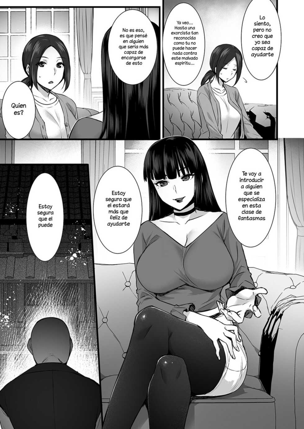[Himeya (Abe Inori)] Rental Tanetsuke Oji-san Ghost ~Tera Umare no Tanetsuke Oji-san, Yuurei to Nonstop Hame Jorei~ | Rental Seeding Uncle: Ghost [Spanish] [Decensored] [Digital] - Page 7