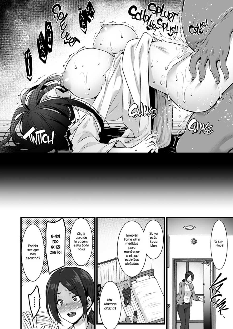 [Himeya (Abe Inori)] Rental Tanetsuke Oji-san Ghost ~Tera Umare no Tanetsuke Oji-san, Yuurei to Nonstop Hame Jorei~ | Rental Seeding Uncle: Ghost [Spanish] [Decensored] [Digital] - Page 36