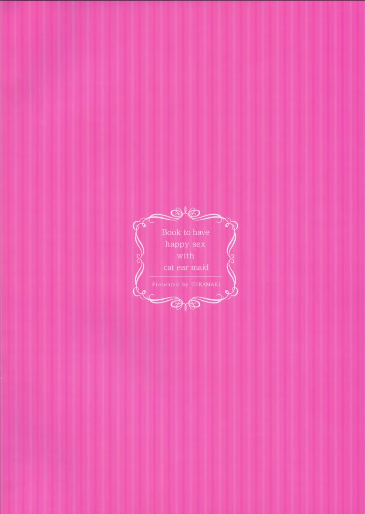 (C97) [Tekkamaki (Tetsuyama Kaya)] Moto Dorei no Nekomimi Maid to Shiawase Ecchi Suru Hon [Spanish] - Page 29