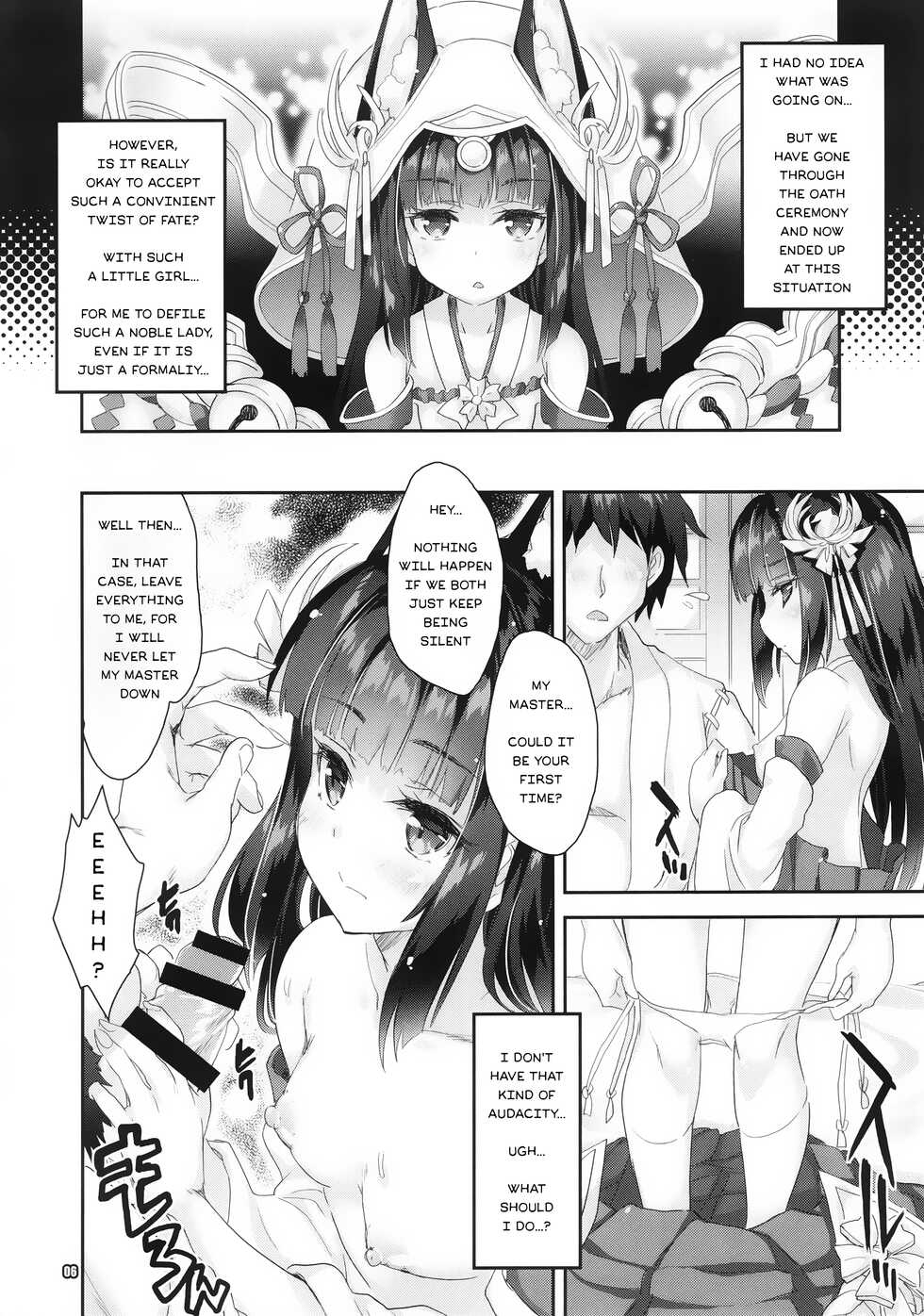 (C97) [Magic Private Eye (Mitsuki Mantarou)] Koko Senkan Nagato ga Yomeiri suru Toki | That Time When Foxgirl Battleship Nagato Got Married (Azur Lane) [English] - Page 5