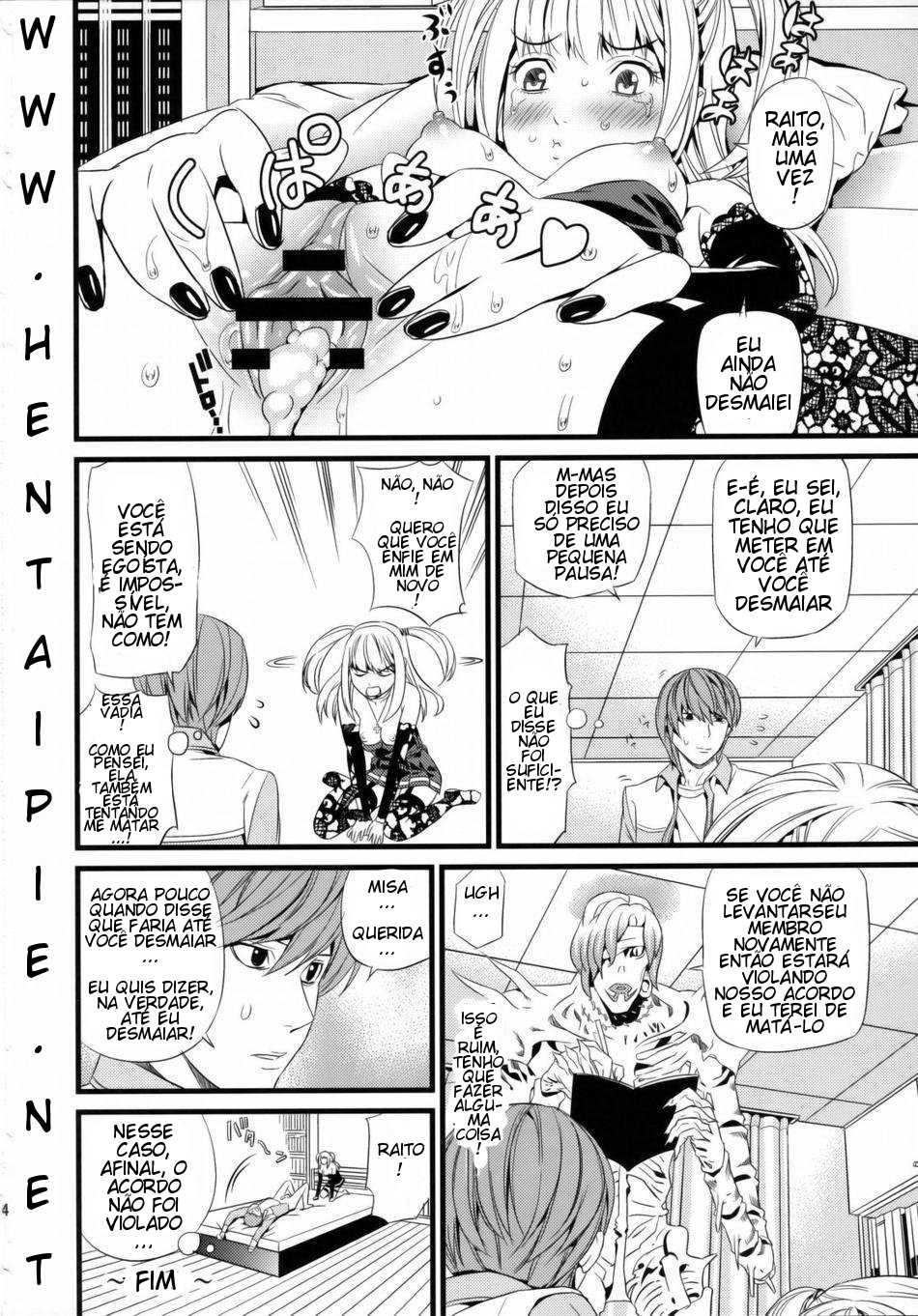 (C75) [Maniac Street (Black Olive)] DN (Death Note) [Portuguese-BR] [Hentai Pie] - Page 33