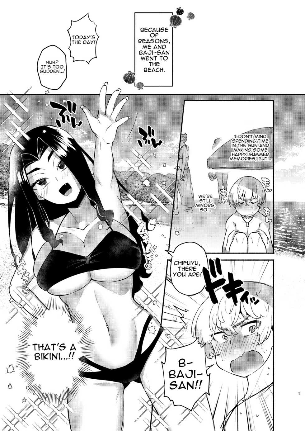 [Standard Azarashi] Hito Natsu no Mermaid | One Summer's Mermaid (Tokyo Revengers) [English] {Doujins.com} [Digital] - Page 4