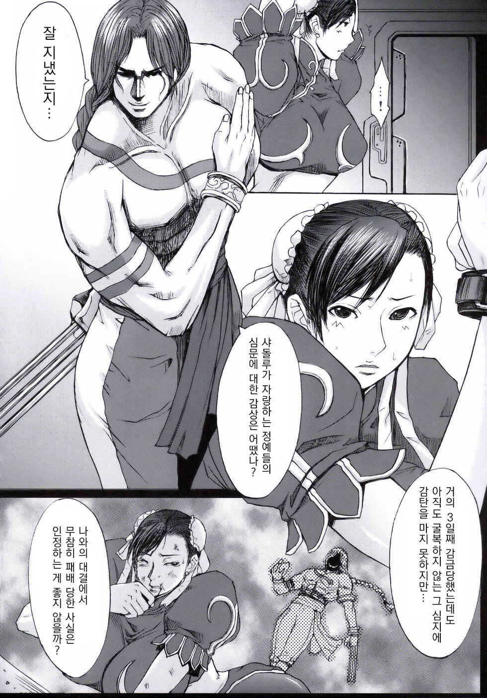 (C75) [Bakunyu Fullnerson (Kokuryuugan)] Shinkyaku Bigi (Street Fighter) [Korean] [Powear] - Page 3