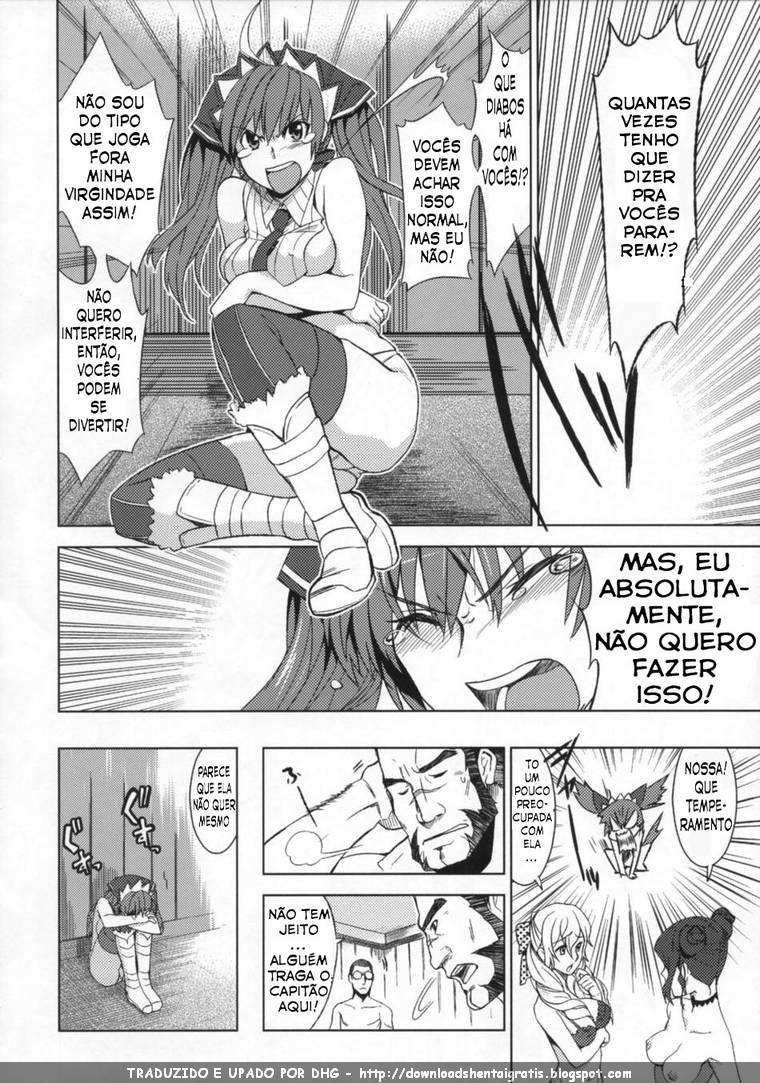 (C76) [Jingai Makyou (Inue Shinsuke)] V Senjyou Heaven's Door (Valkyria Chronicles) [Portuguese-BR] [DHG] - Page 11