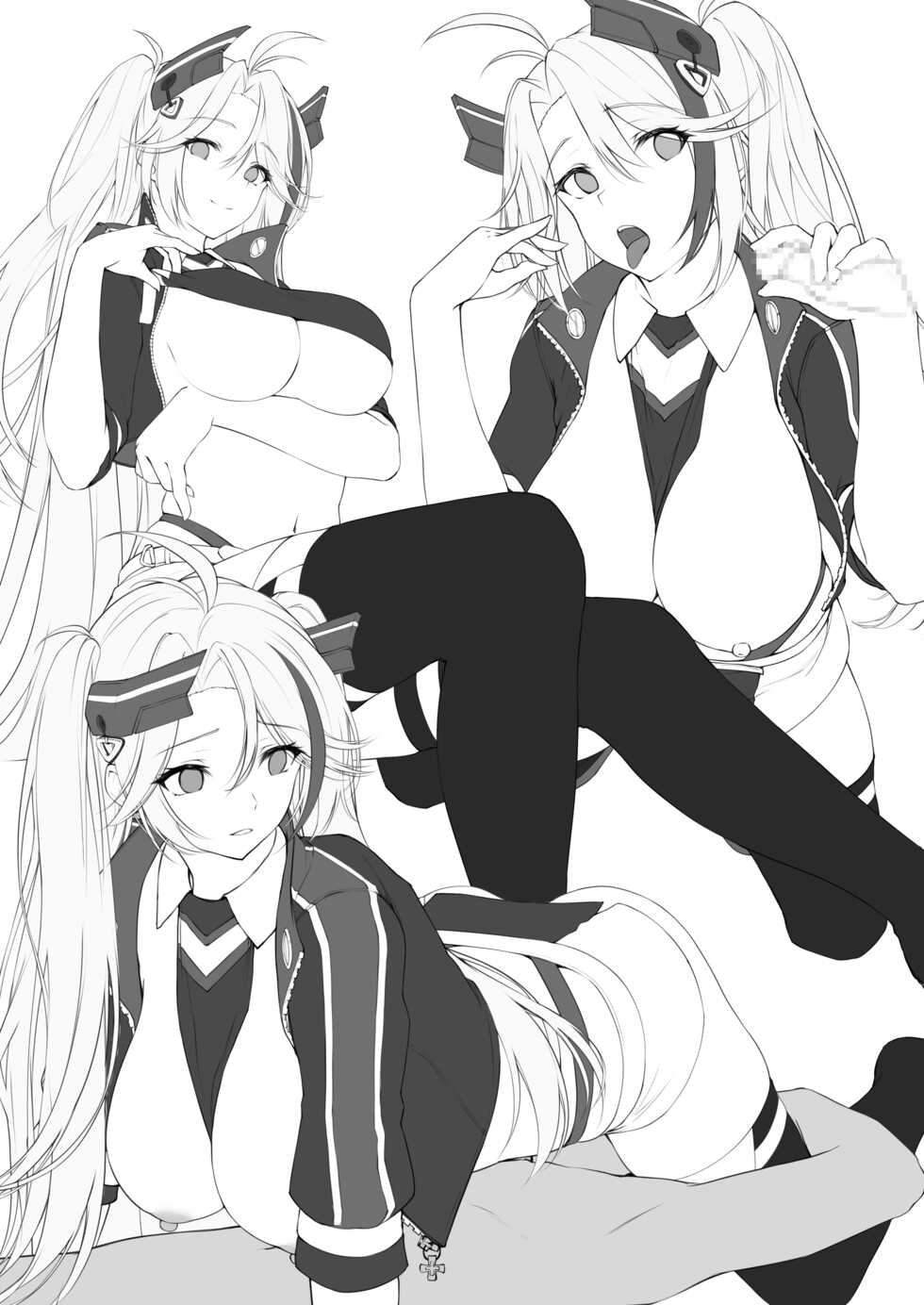 [440Hz (Rebutsu)] AzuLan Rakugaki Bon (Azur Lane) [Digital] - Page 3