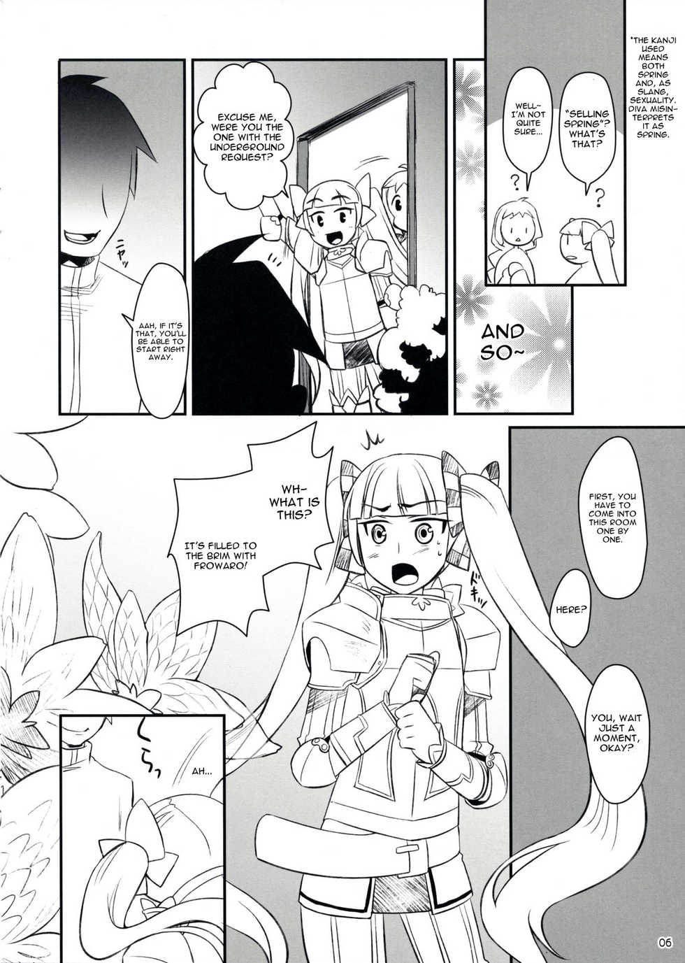 (COMIC1☆3) [ReDrop (Miyamoto Smoke, Otsumami)] Flore Magique (7th Dragon: Princess) [English] [4Dawgz] - Page 5