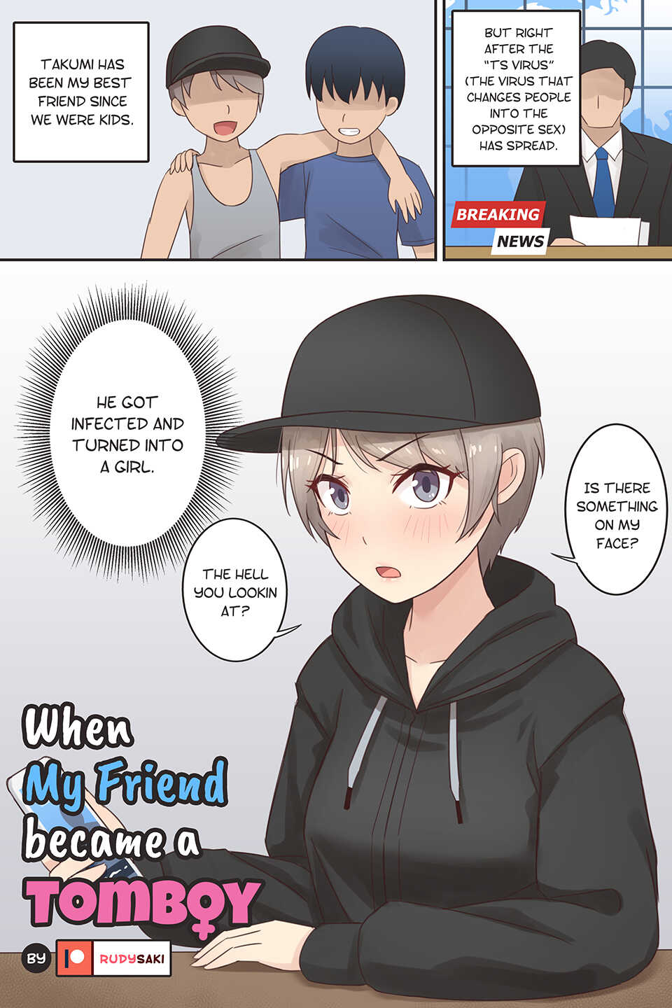 [RudySaki] When My Friend Became a Tomboy - Page 1