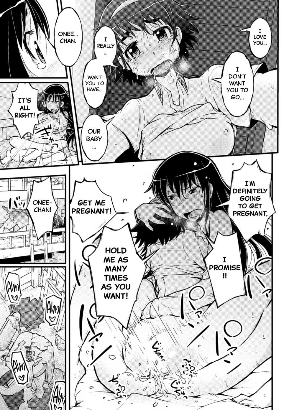 [Soso-Zagri] Amayuri no Tane to Yamamoto Shimai (2D Comic Magazine Yuri Ninshin Vol. 4) [English] [Black Grimoires] [Digital] - Page 21