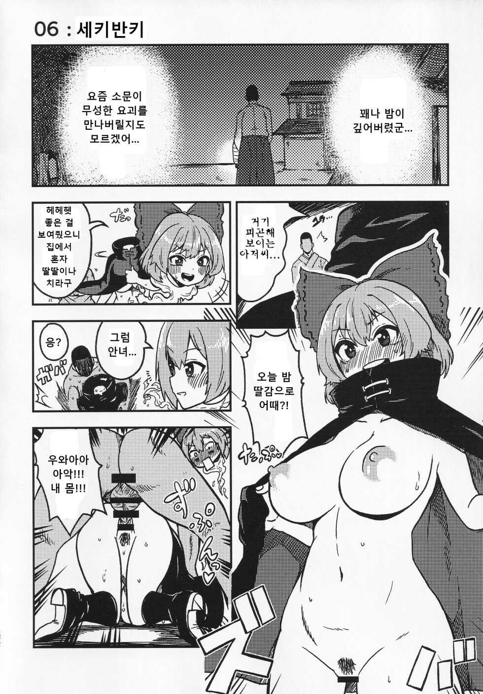 [Shoujo Rakugakichuu (Himajin no Izu)] skeb na Gensou Shoujo Shuu | 음란한 환상 소녀집 (Touhou Project) [Korean] - Page 31
