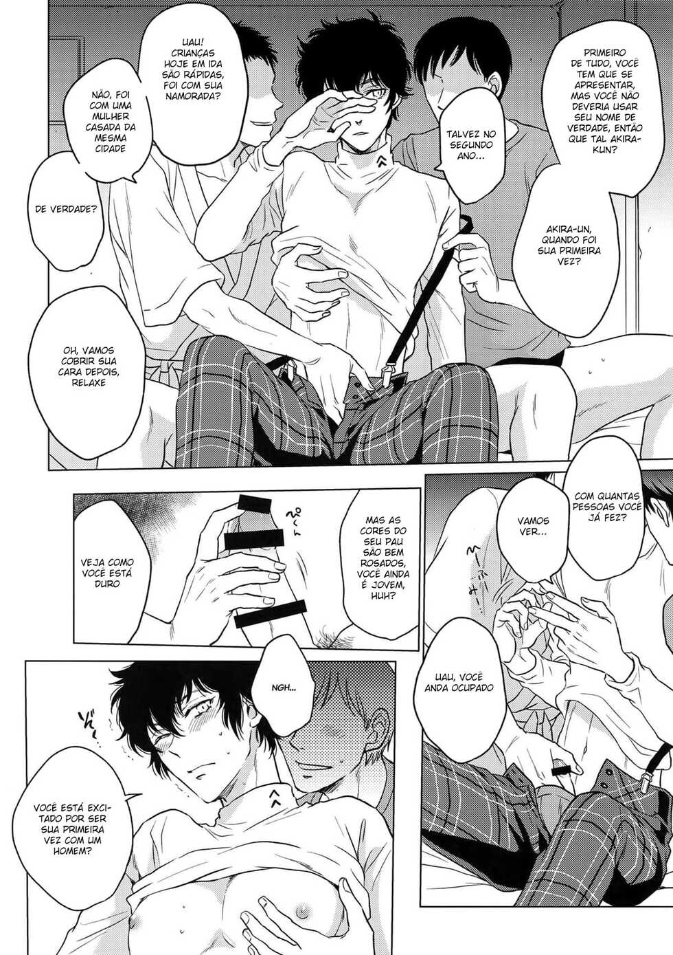 (Another Control 6) [downbeat, ksg (Kirimoto Yuuji, Kasuga)] Playing Joker 2 (Persona 5) [Portuguese] - Page 9