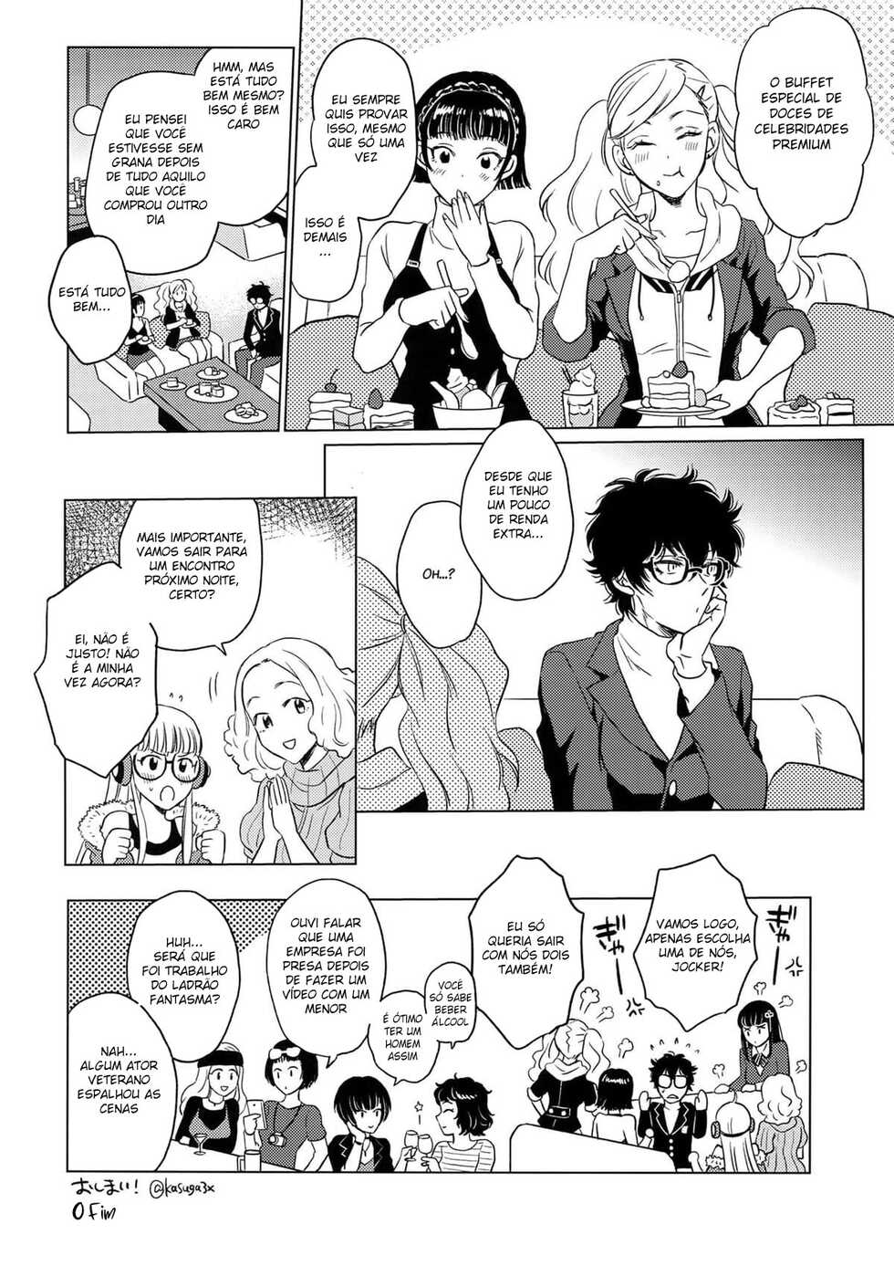 (Another Control 6) [downbeat, ksg (Kirimoto Yuuji, Kasuga)] Playing Joker 2 (Persona 5) [Portuguese] - Page 19