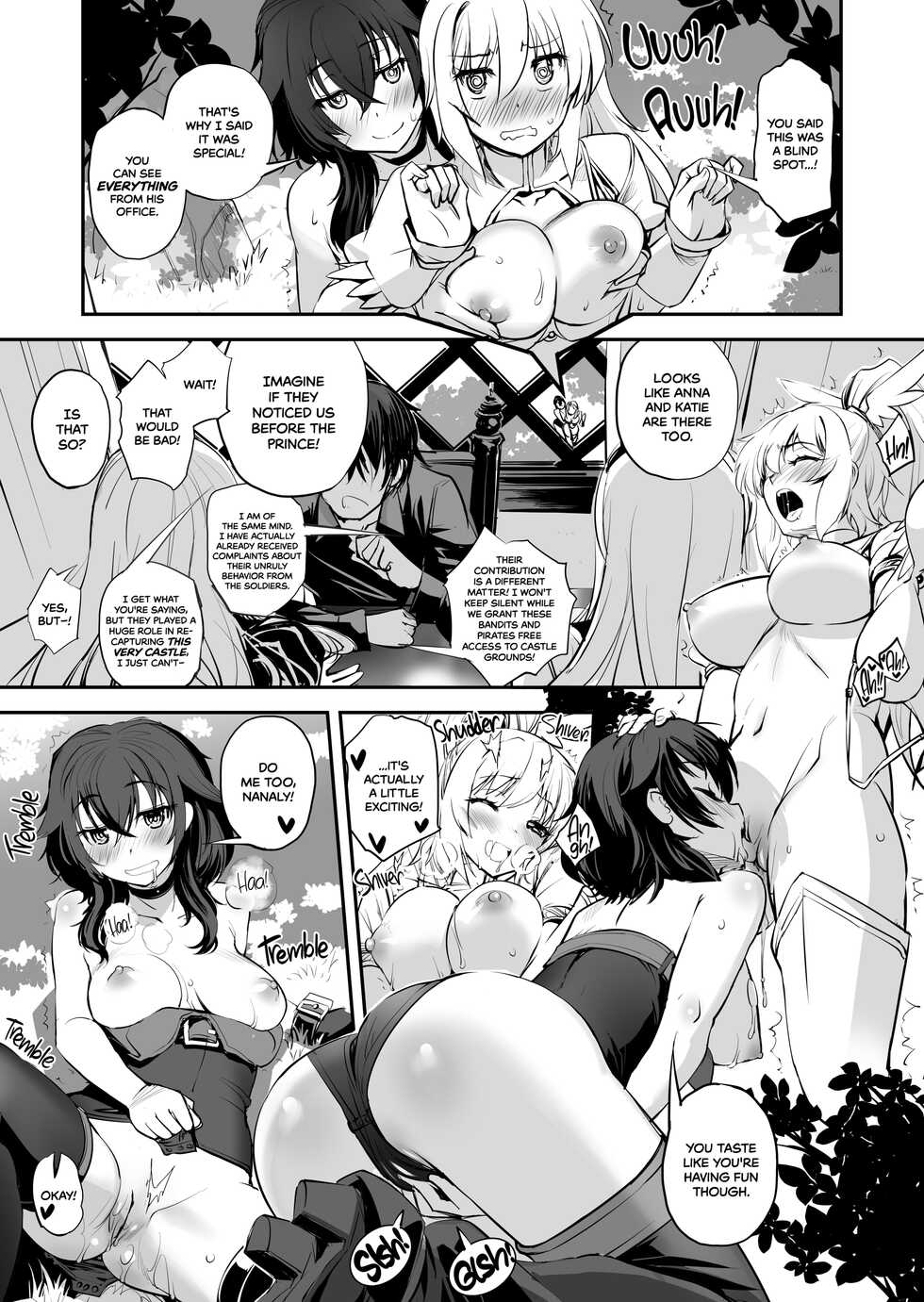 [G-Power! (SASAYUKi)] Shiro to Kage no Okugai Yuugi | Nanaly and Rita’s Outdoor Frolicking (Sennen Sensou Aigis) [English] {2d-market.com} [Decensored] [Digital] - Page 4
