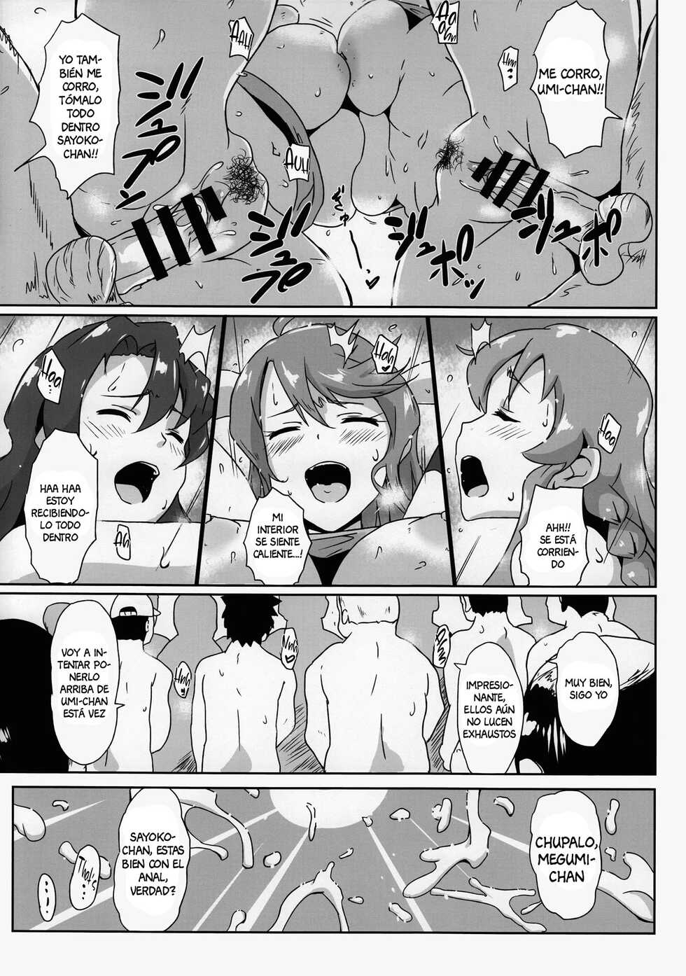 (C95) [Point M (Mance)] Gangbang Volleyball!!! (THE IDOLM@STER MILLION LIVE!) [Spanish] - Page 18
