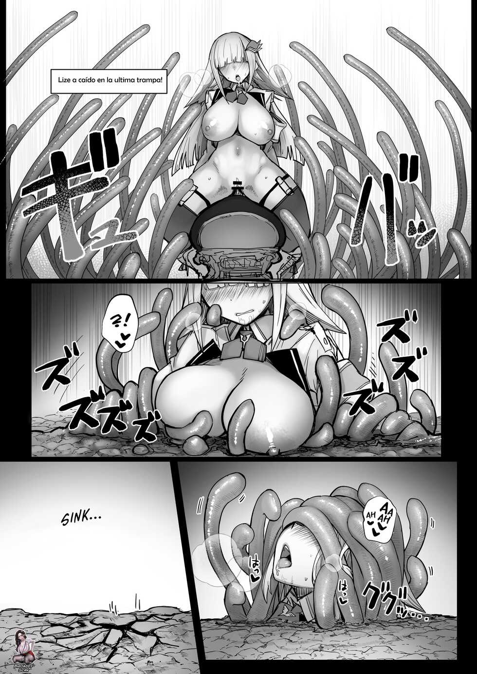 [30min-5000yen (Kagami Uekusa)] Niji Ero Trap Dungeon Club 1.5 (Lize Helesta) [Spanish] [Digital] - Page 22