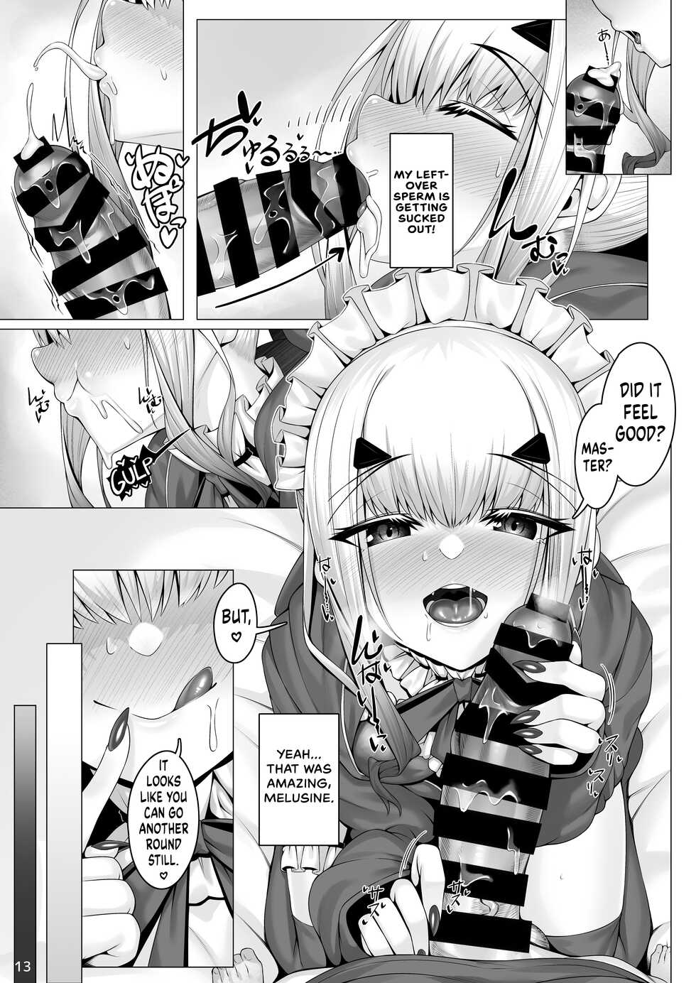 [Watochip Melonpan (Watosu)] Melusine to Motto Iroiro Ecchi Hon | Having Even More Various Types Of Sex With Melusine (Fate/Grand Order) [English] [UncontrolSwitchOverflow] [Digital] - Page 13