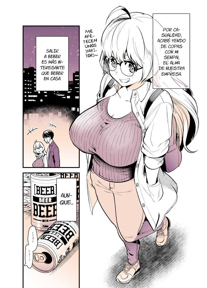 [Tamaki Nao] Una historia sobre salir de copas con senpai - A story about going out for a drink with senpai (Spanish) [Gisicom Comics] - Page 1