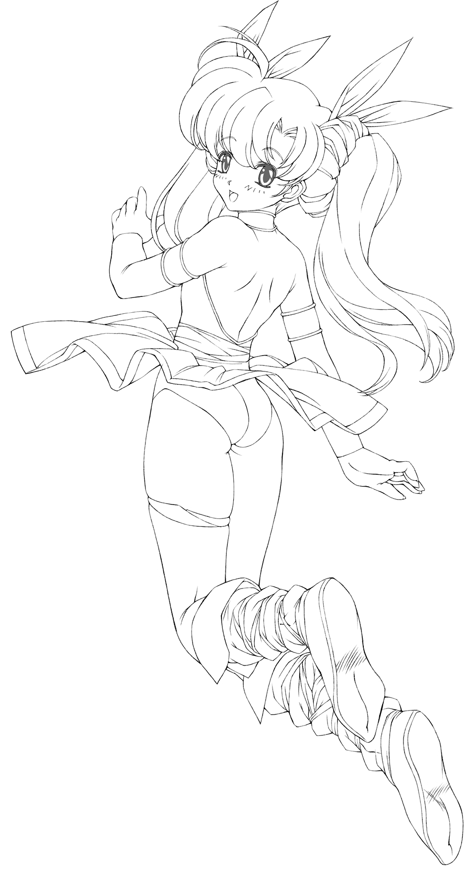 [FlowerCrown] Kouki no Musume-san (Langrisser) - Omake (Wallpaper + LineArt) - Page 30