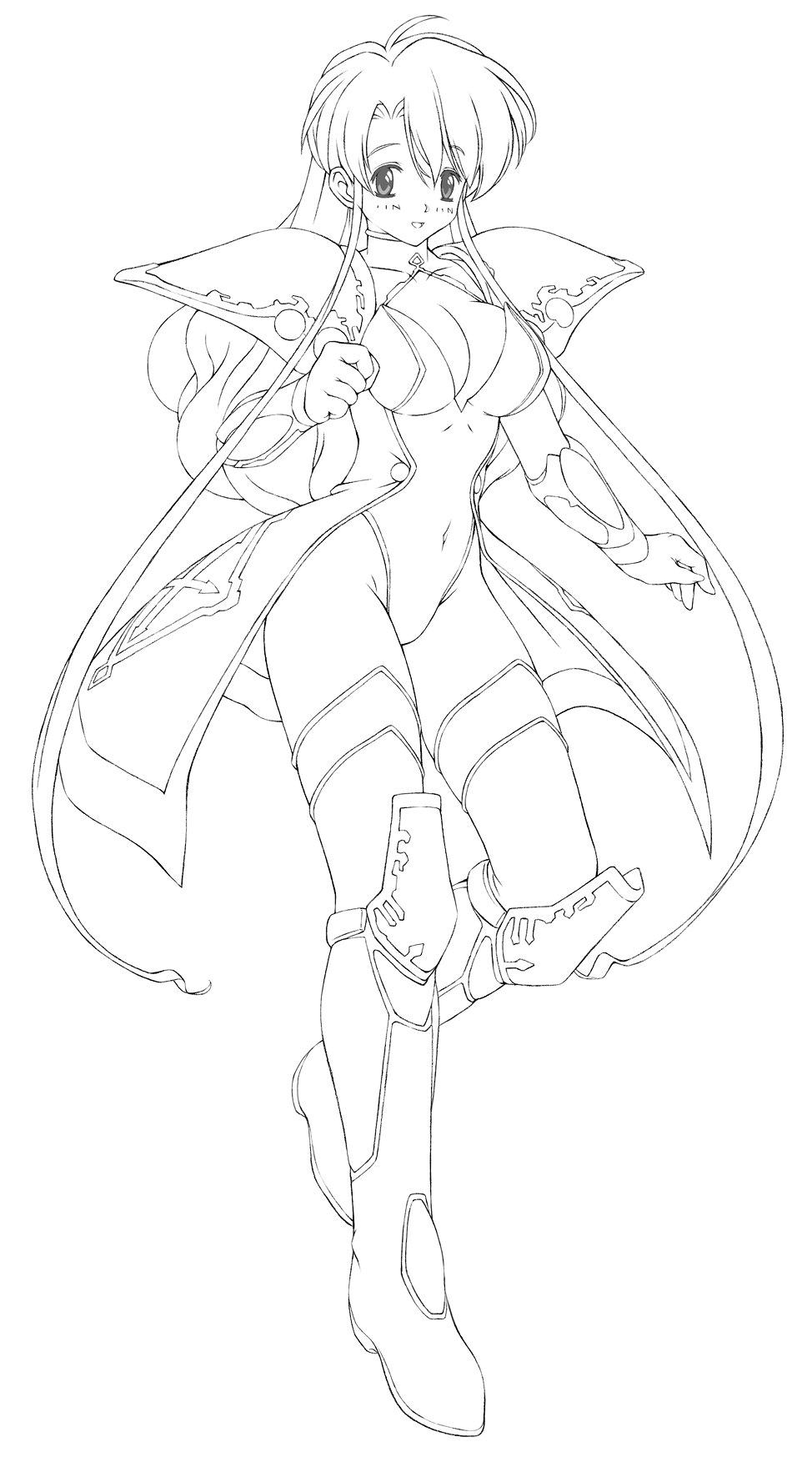 [FlowerCrown] Kouki no Musume-san (Langrisser) - Omake (Wallpaper + LineArt) - Page 34
