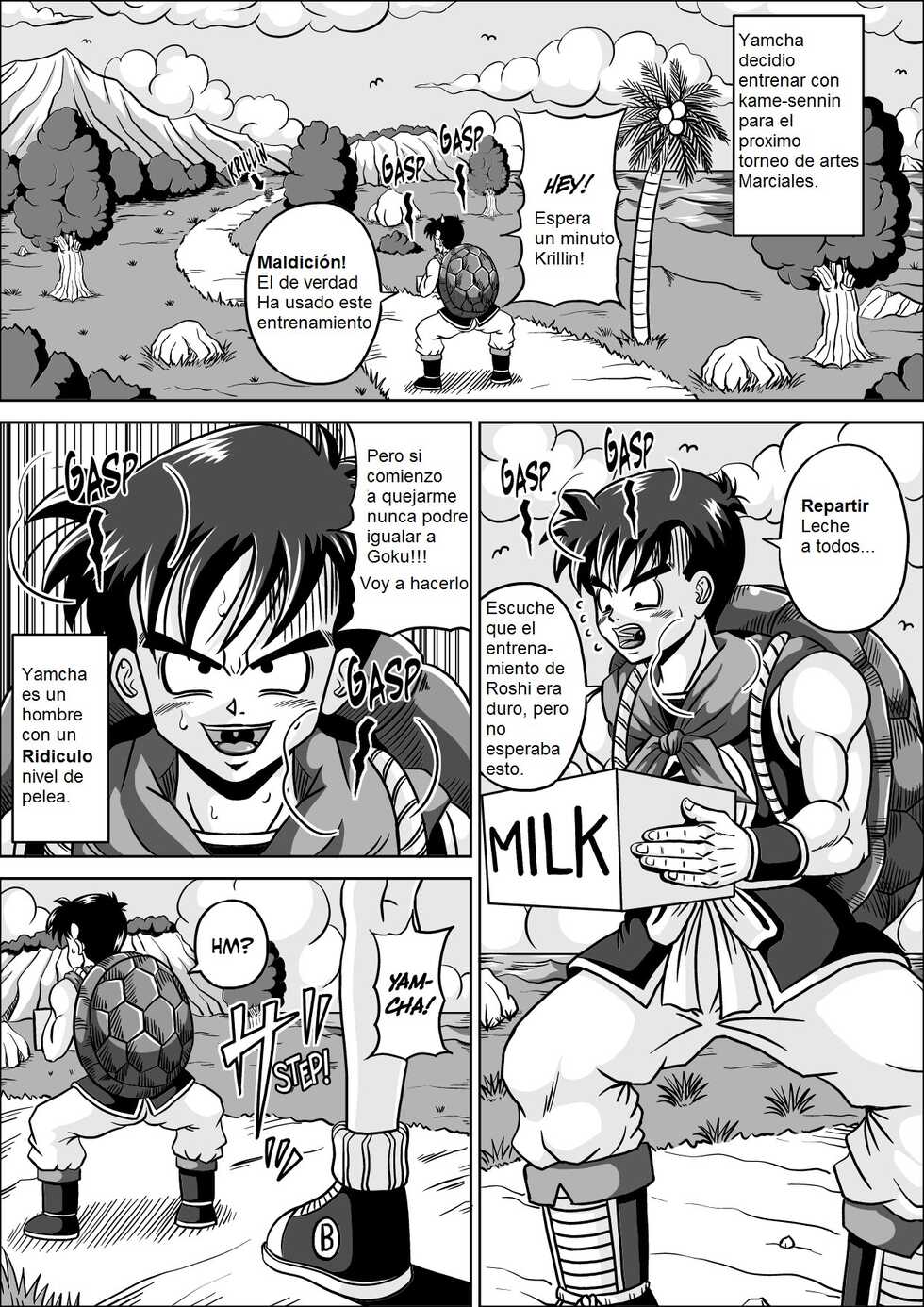 [Pyramid House (Muscleman)] Shugyou Shitetara Koibito Otosarechatta (Dragon Ball)  [Spanish] [traduccion_amateur] - Page 4