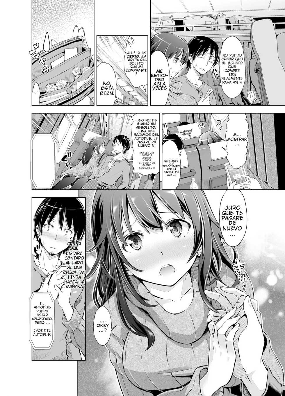 [SMUGGLER (Kazuwo Daisuke)] Yakou Bus de Tonariawaseta Kyonyuu JD ni Itazura shitetara Saigo made Ikechatta Ken. [Spanish] [PuppetMaster09] - Page 3