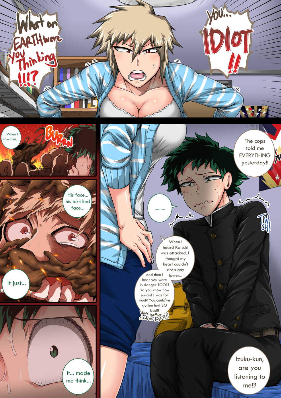 [Juicebox Koujou (Juna Juna Juice)] Summer Vacation With Bakugo's Mom Part Three Chapter One (Boku no Hero Academia) [English] - Page 3