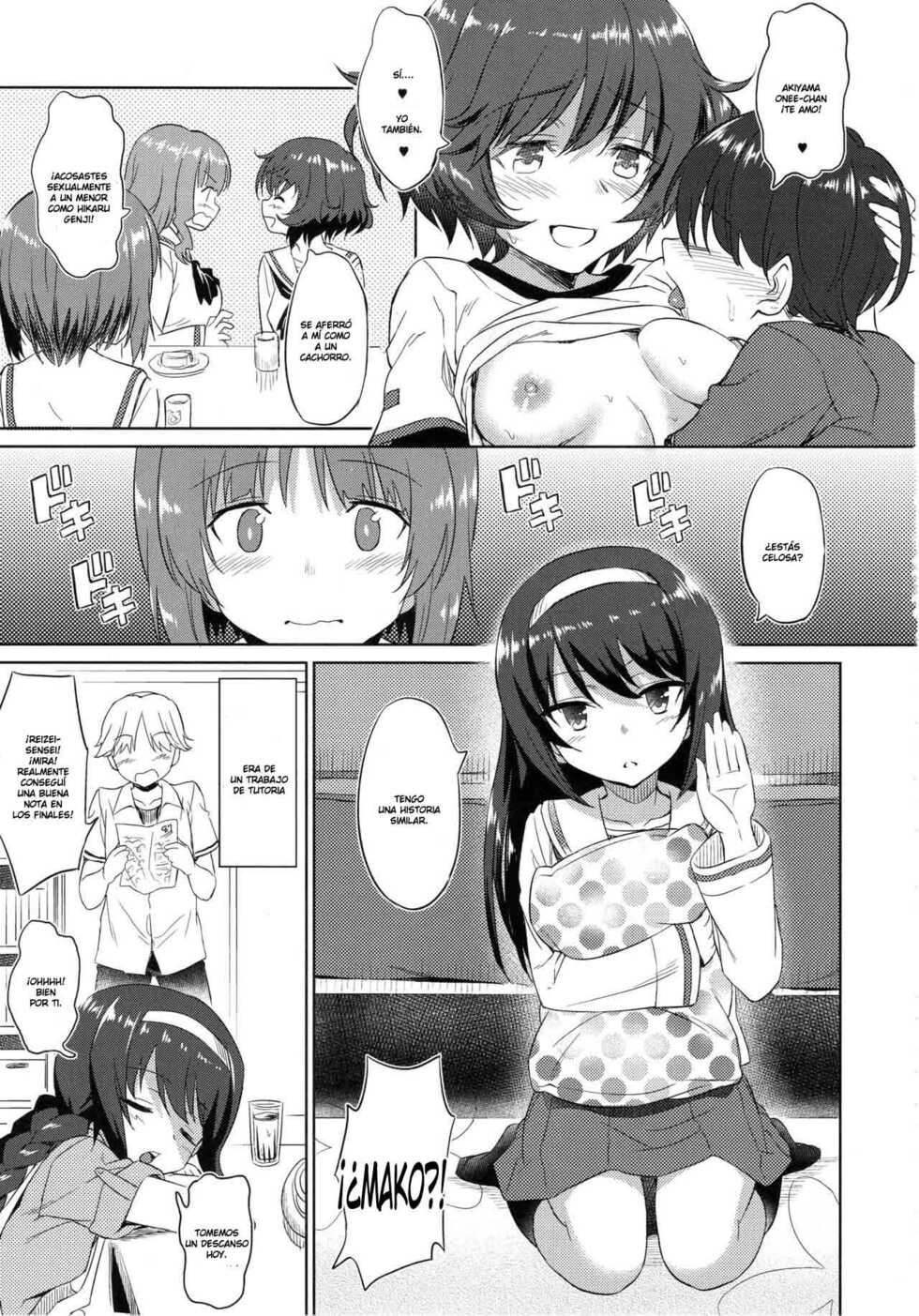 (C93) [AERODOG (inu)] Senshadou no Uramichi Ooarai Joshi Gakuen (Girls und Panzer) [Spanish] - Page 10